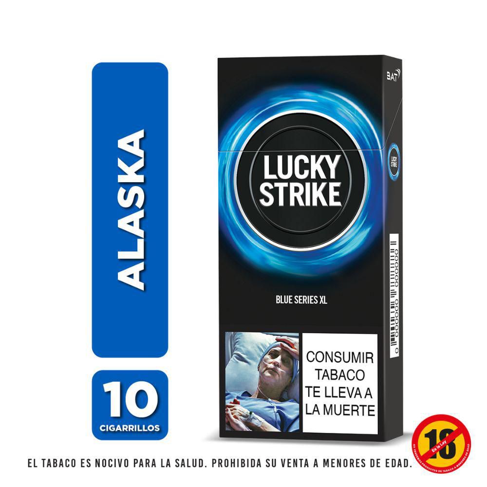 Cigarrillo Lucky Alasca